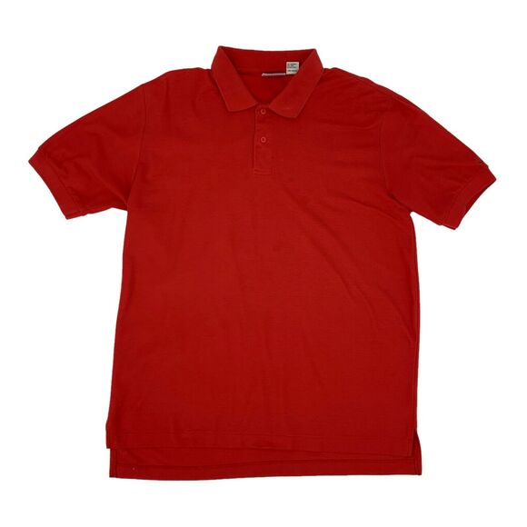 Vintage Levi's Polo Shirt Mens XL Extra Large Red Short Sleeve Cotton Blend 90s - Picture 1 of 9